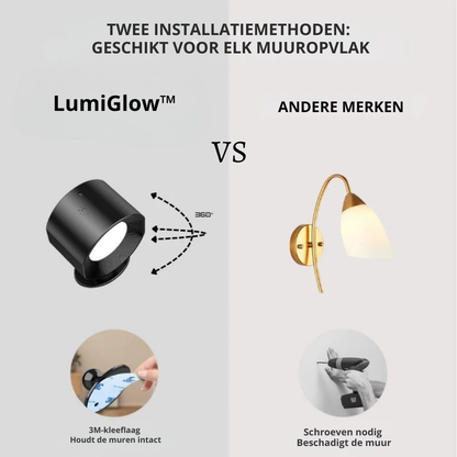 LumiGlow™ Luxe Wandlamp